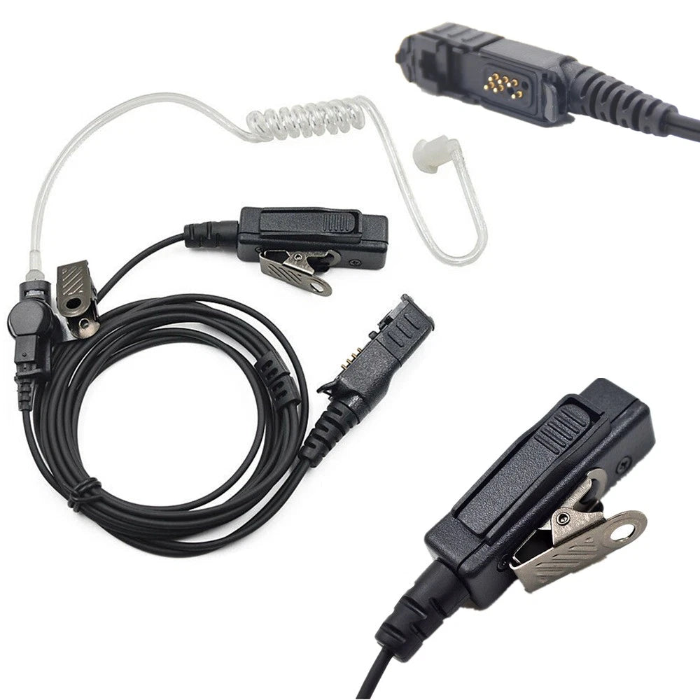 Multi-Pin Plug PTT Mic Headset for Motorola DEP550, DEP570, DP2000, DP2400, DP2600