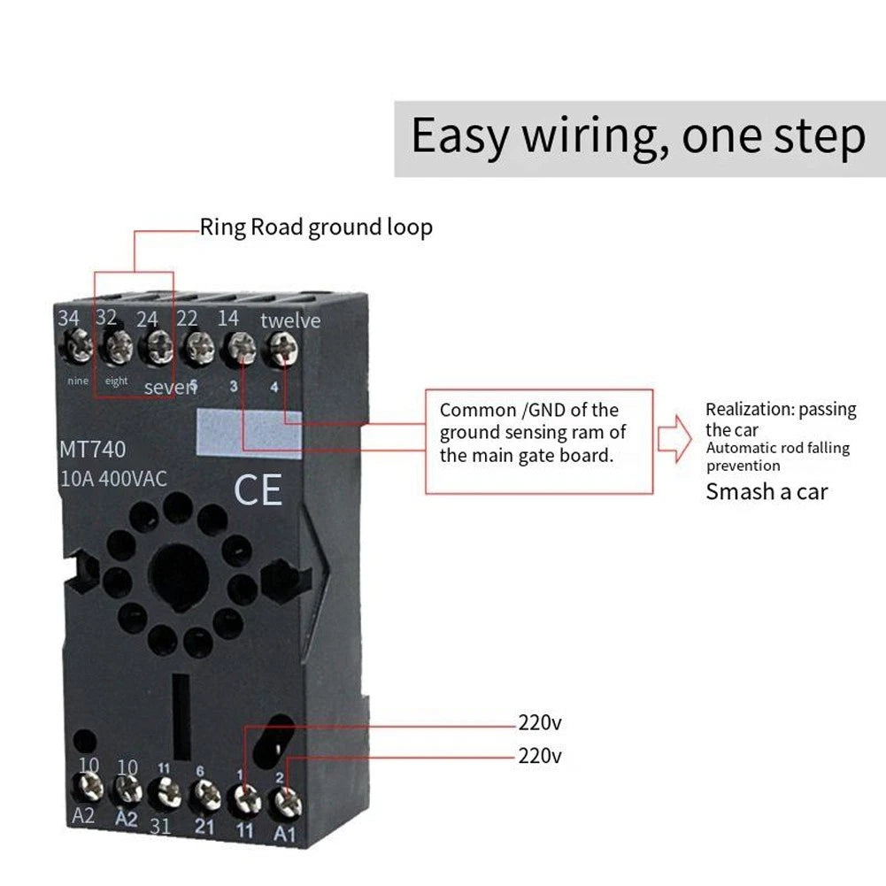 Induction Loop Detector DP132 for Automatic Doors (DC12V24V Applications)