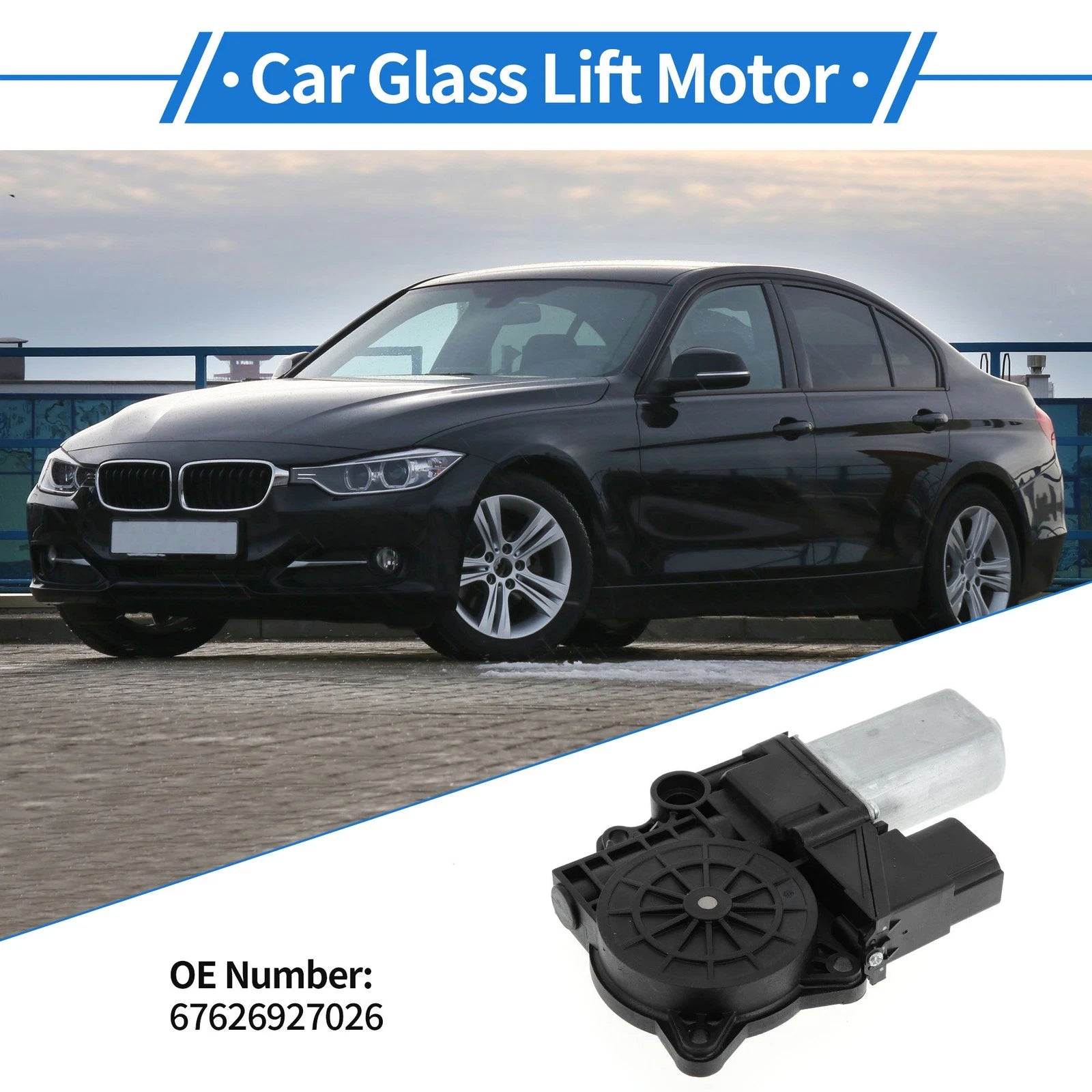 Power Window Regulator Lift Motor Replacement for BMW 323i Sedan (2006–2011)