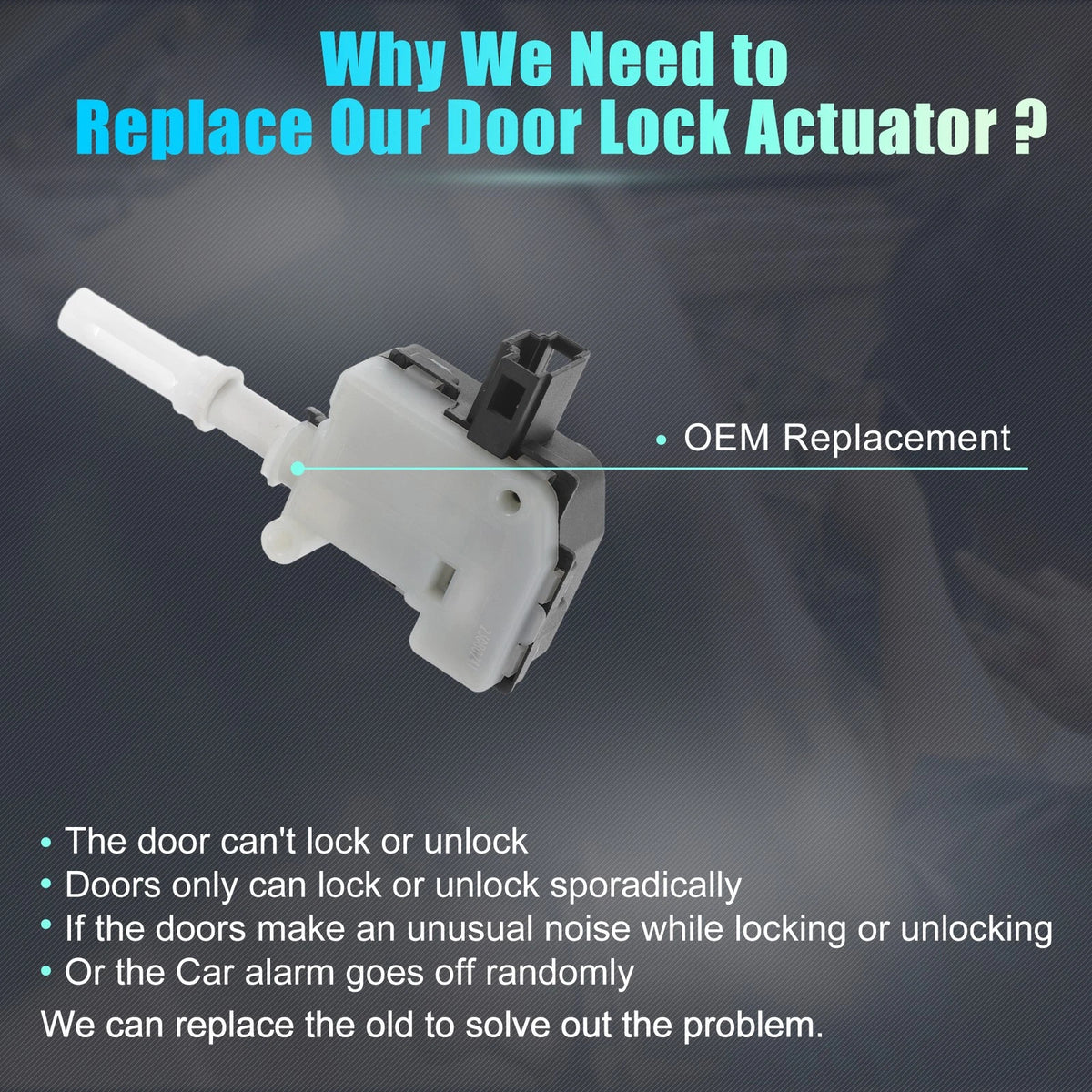 Rear Liftgate Door Lock Actuator Replacement for Audi A4 Quattro (2002–2009)