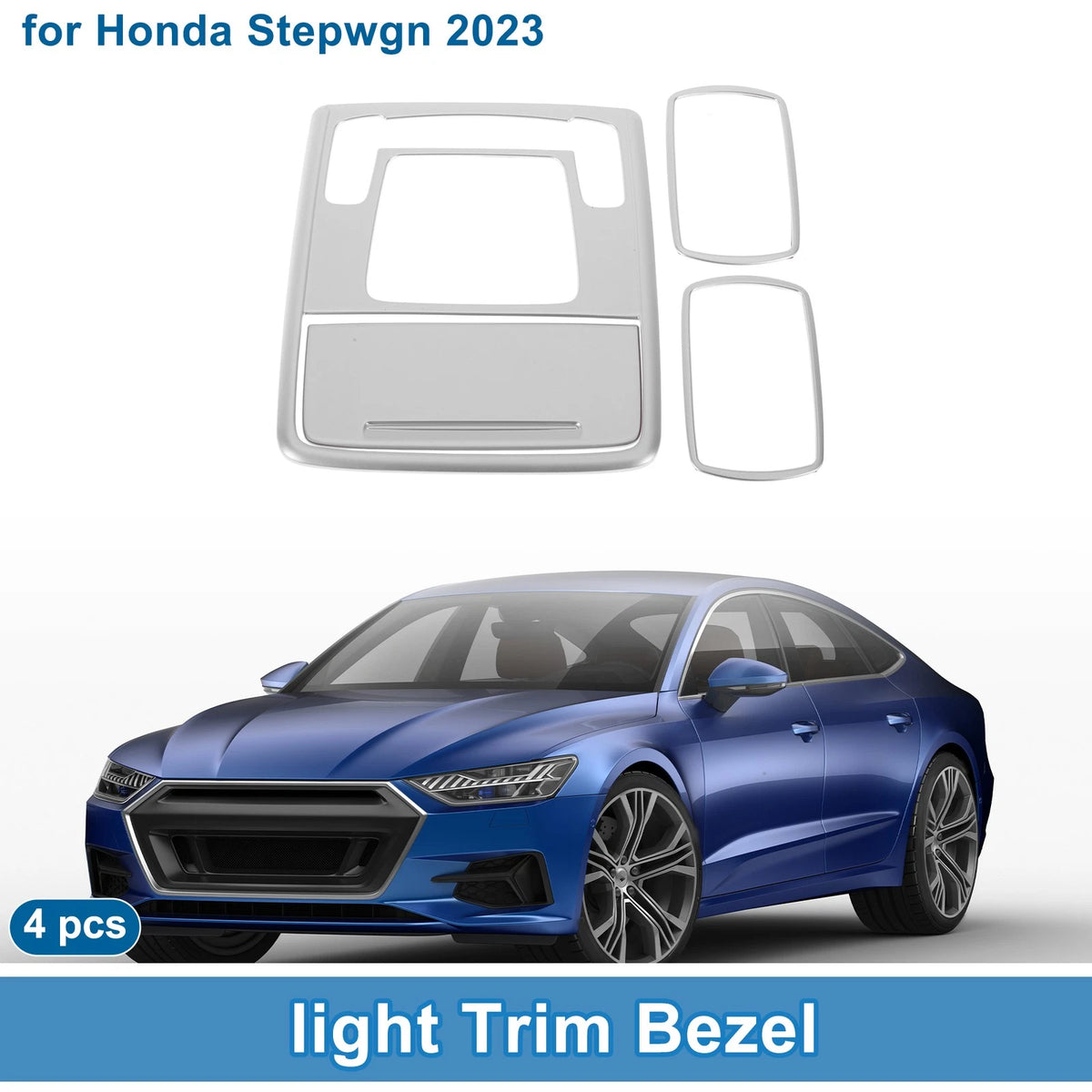 Light Trim Bezel for Honda Stepwgn (2023) - Silver Tone