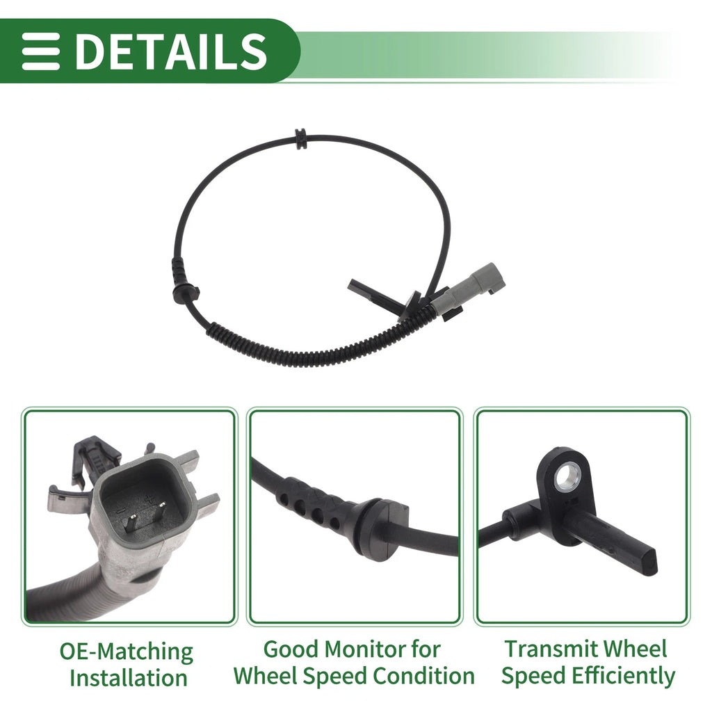ABS Wheel Speed Sensor No. 95164925 for Buick Aveo (2012–2016) Rear Left