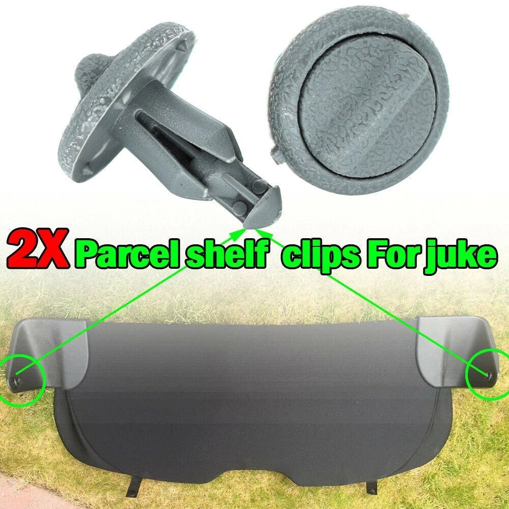 2PC Parcel Shelf Clips for Nissan Juke F15 (2010–2019)