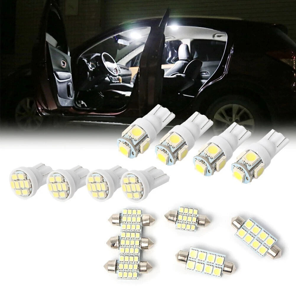 14x LED Interior Lights for Universal Fit T10 31mm (Map Dome + License Plate)