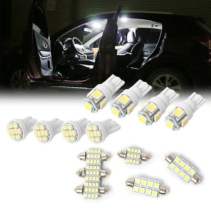 14x LED Interior Lights for Universal Fit T10 31mm (Map Dome + License Plate)