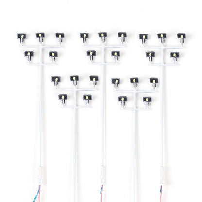 LED Street Light Model Lamp for HO Scale Model Railway (White Light)