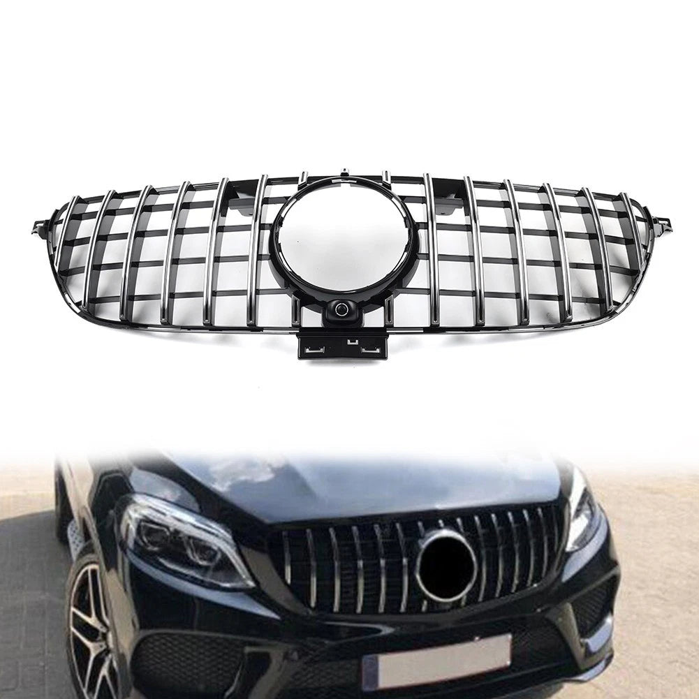 GTR Style Front Bumper Hood Grille for Benz GLE Class W292 C292 (2015–2019)