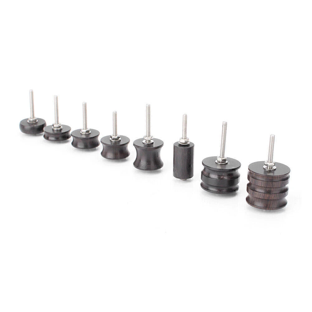 Edge Burnisher Slicker for Multi-Size Blackwood Leather Craft Tools