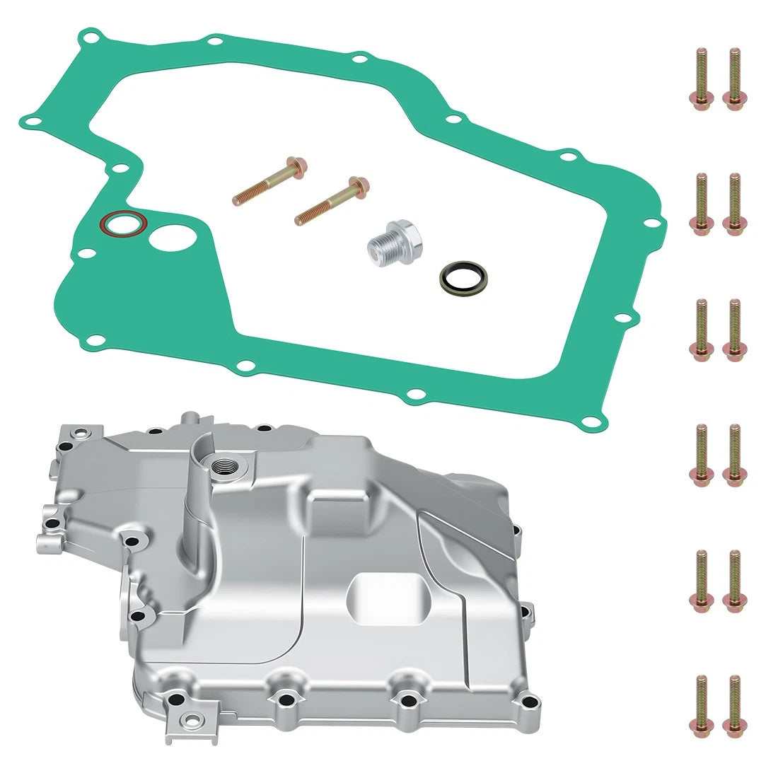 Oil Pan & Gasket for Suzuki Hayabusa GSX1300R (1999–2024) 11511-24F10 11489-24F10