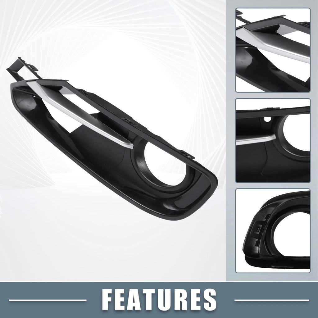 Fog Light Grille Cover Trim Pair Left Right for BMW F30 (2012–2019)