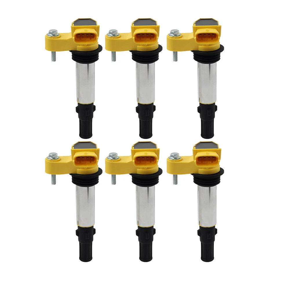 6PCS Ignition Coil Pack for Cadillac SRX CTS STS GMC Acadia Buick