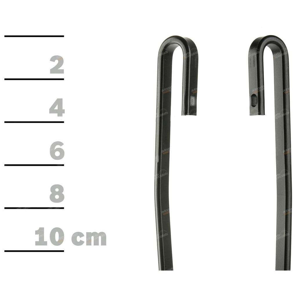 Front Pair Bosch Eco Wiper Blades for Mazda 2 DE (2007–2014)