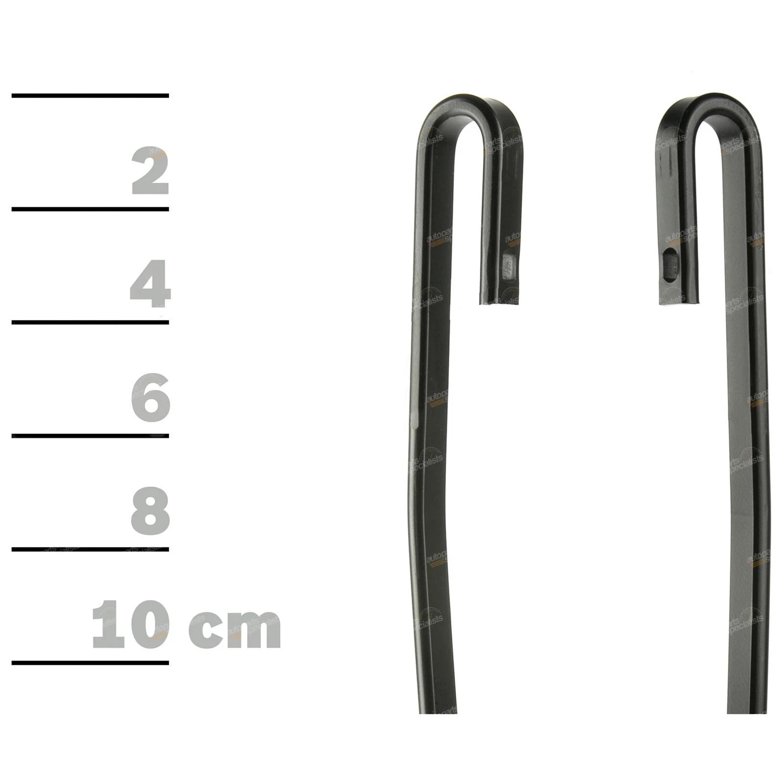 Front Pair Bosch Eco Wiper Blades for Mazda 2 DE (2007–2014)