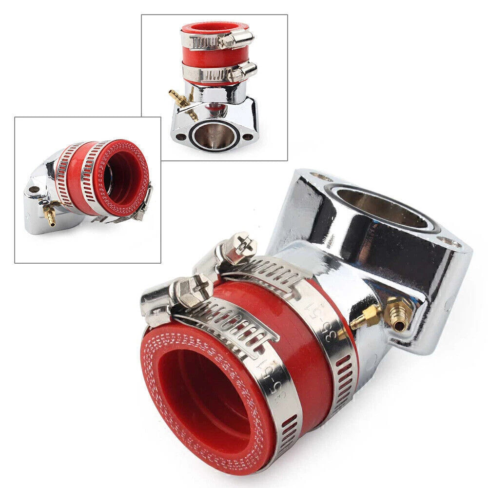 Intake Manifold for GY6 150cc Chinese Scooter GoKart (Performance, Red)
