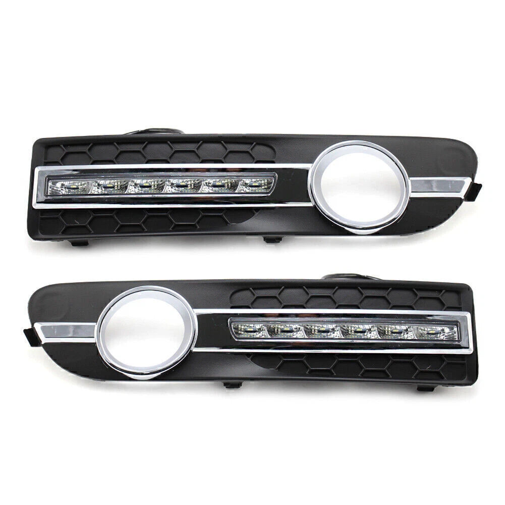 Front Bumper Grille LED Daytime Running Lights for Volvo S80 S80L (2007–2013)