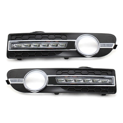 Front Bumper Grille LED Daytime Running Lights for Volvo S80 S80L (2007–2013)