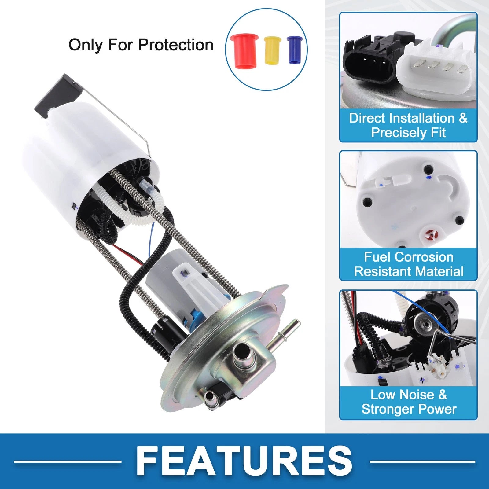Electric Fuel Pump Assembly Replacement for Chevrolet Silverado Sierra 1500 (2014–2018)