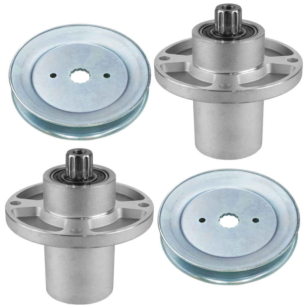 Deck Spindles Replacement with 6.47 in Pulley for Hustler Raptor SD 7000 (2019–2021)