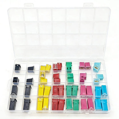 48-Piece Low Profile Fuse Kit 20A 30A 40A 50A 60A 80A for Vehicles