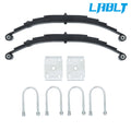 Single Trailer Axle Suspension Kit for LABLT (6000lb, 5 Leaf Spring, Ubolt)