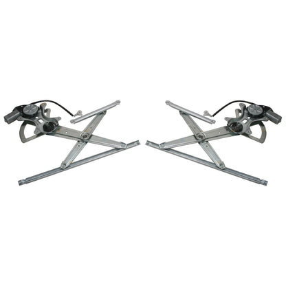 Pair Front Electric Power Window Regulators + Motor for FZJ105 HDJ100 HZJ105 (1998–2007)