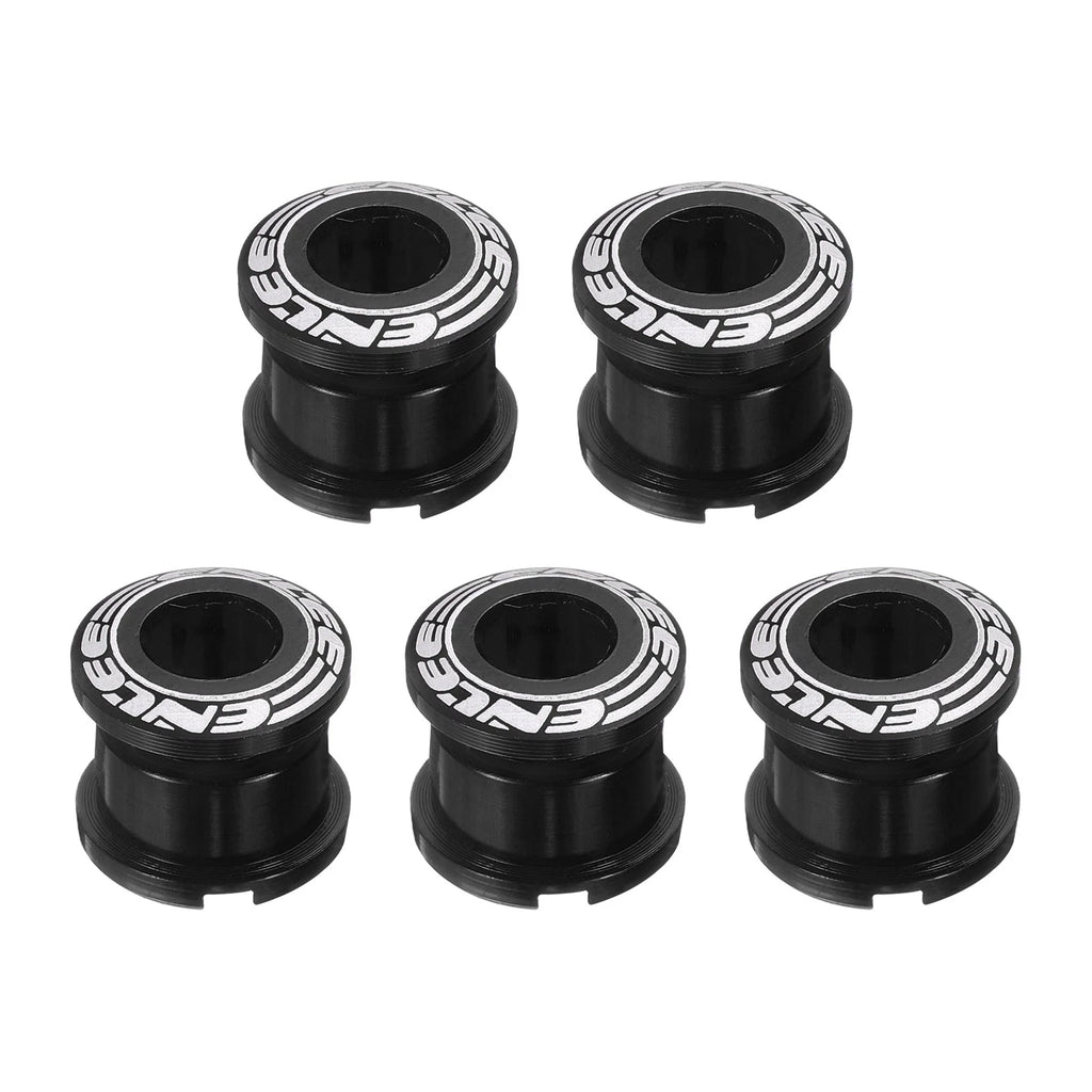 Chainring Bolts M8 Single Chainwheel Replacement for Bike (Aluminum) (Set)