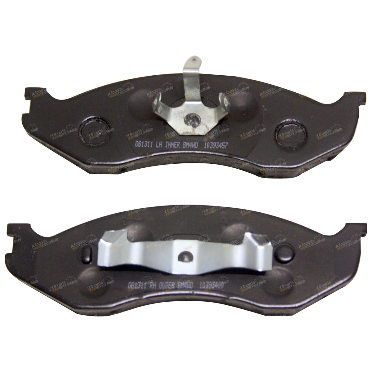 Set of 4 Bendix Heavy Duty Front Disc Brake Pads for Jeep Cherokee XJ (1994–2001)