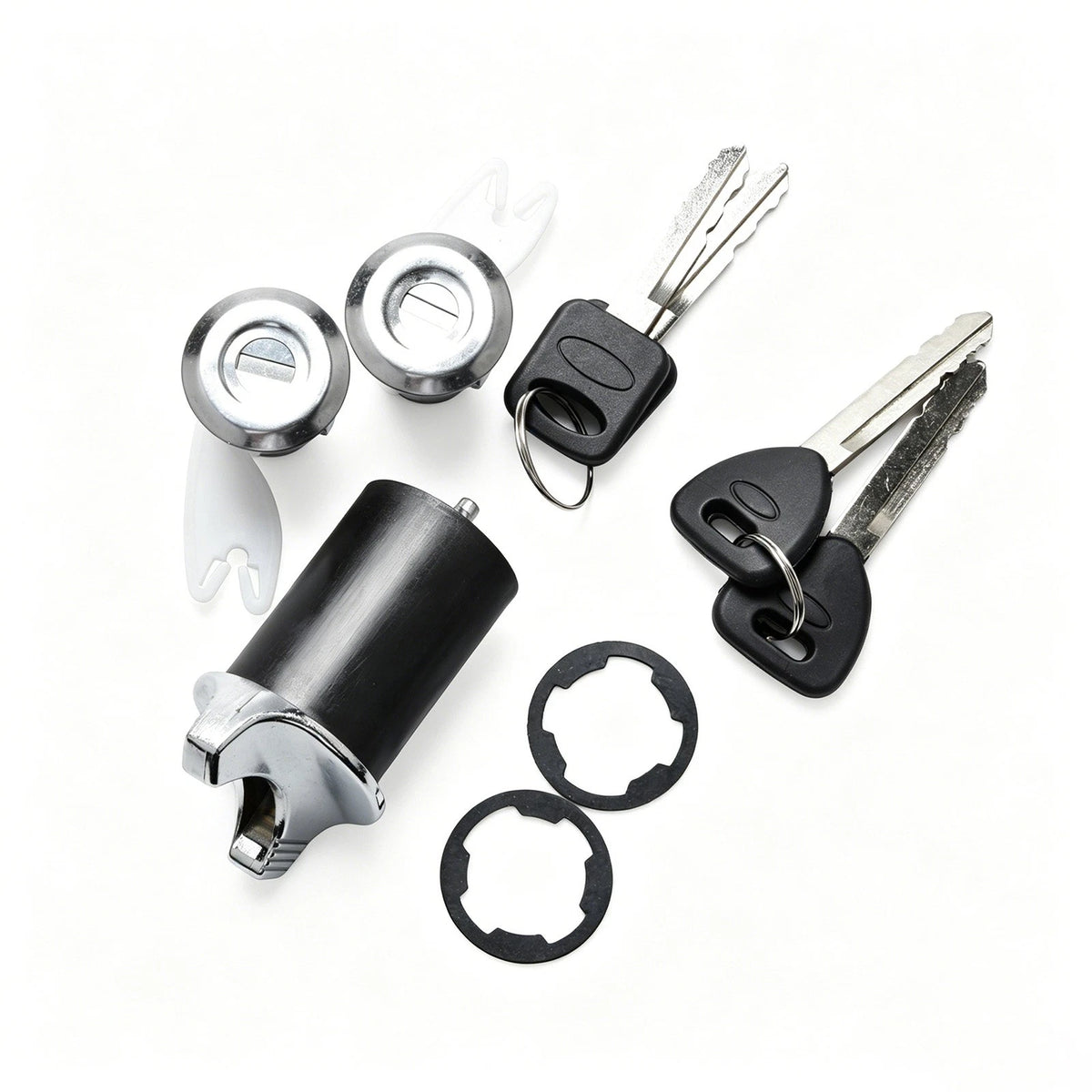 Ignition Switch Lock Cylinder Set for Ford Econoline (1992–1996) F2UZ1522050A