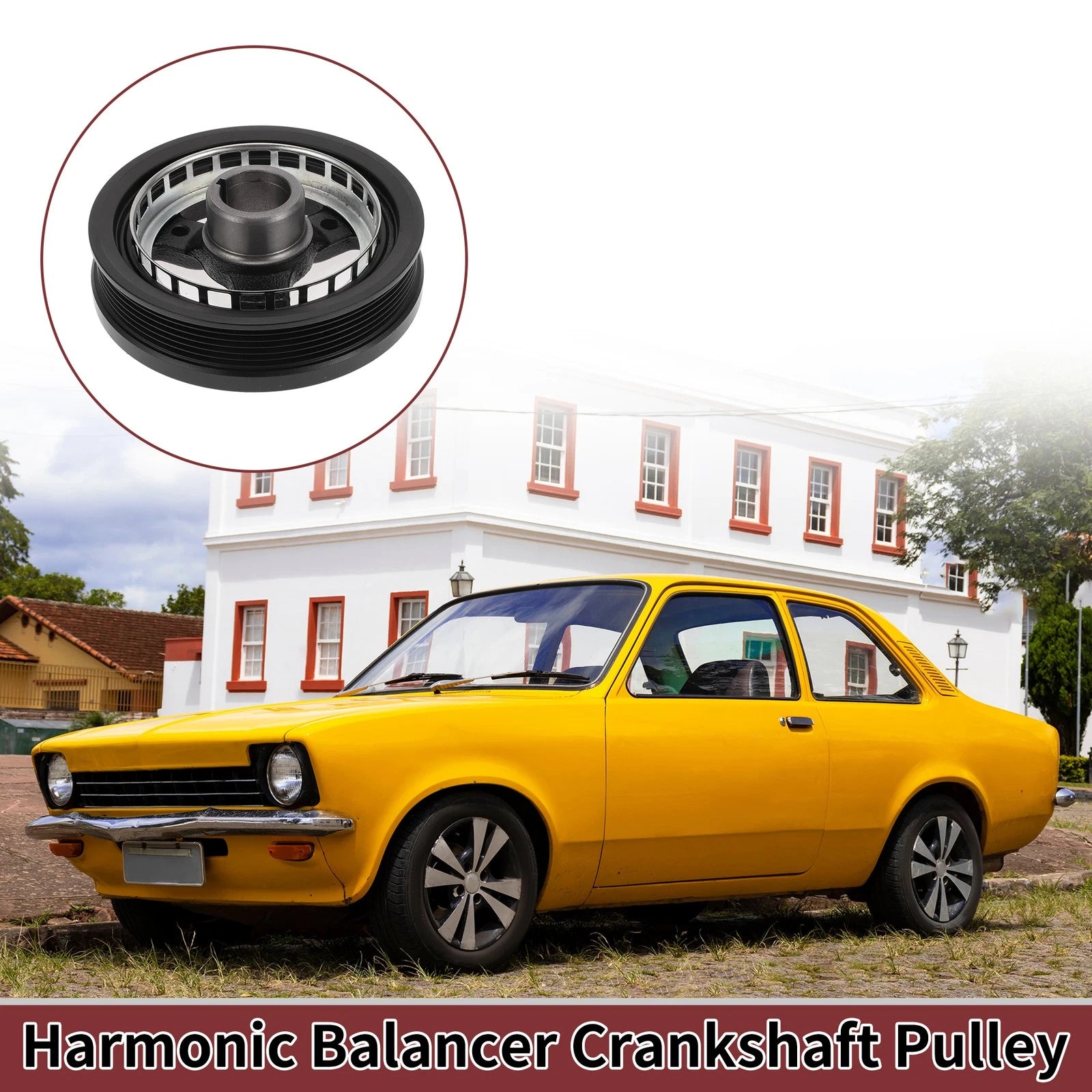 Engine Harmonic Balancer Crankshaft Pulley Replacement for Pontiac Montana (1999–2005)