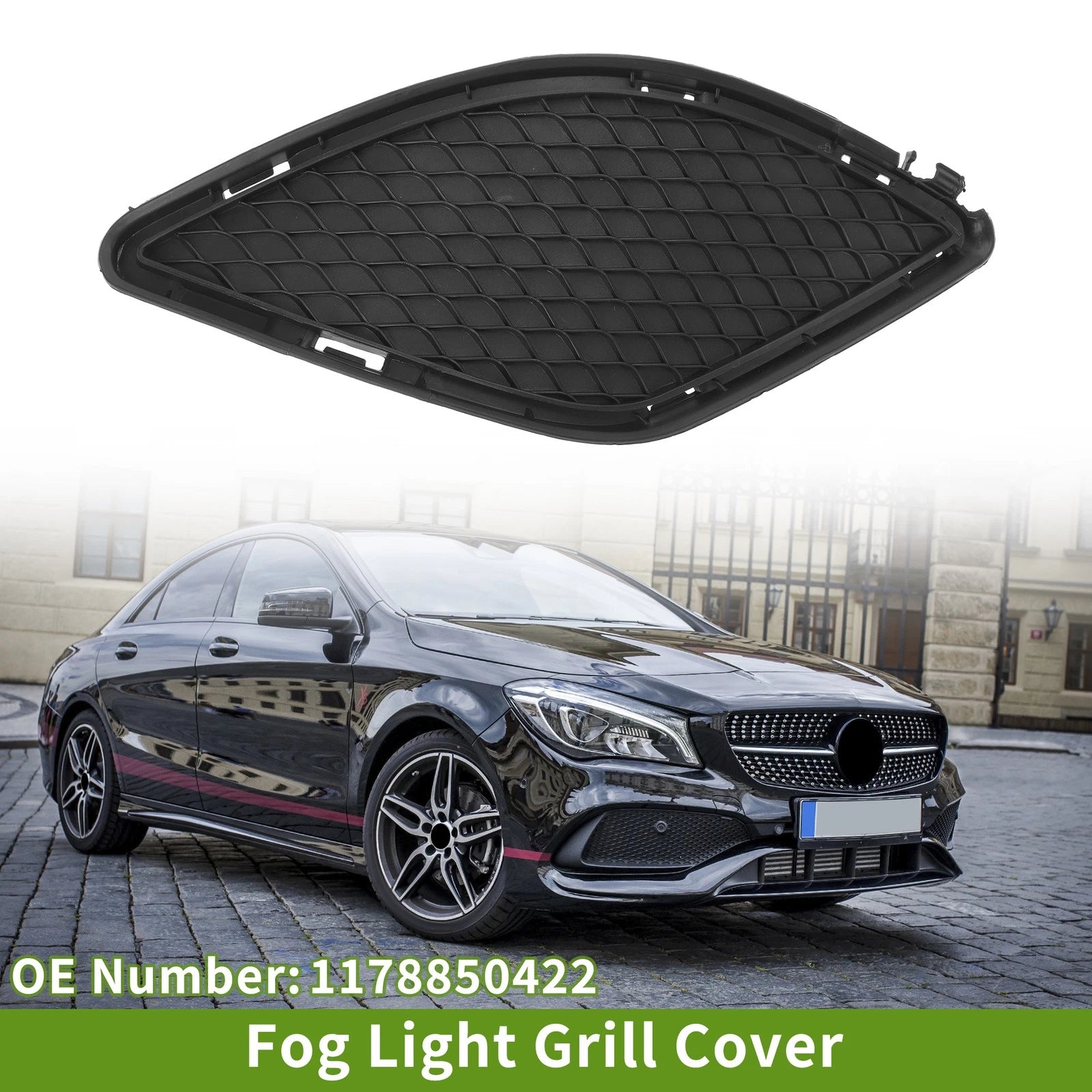 Front Right Fog Light Grill Replacement for Mercedes-Benz (2005–2015)