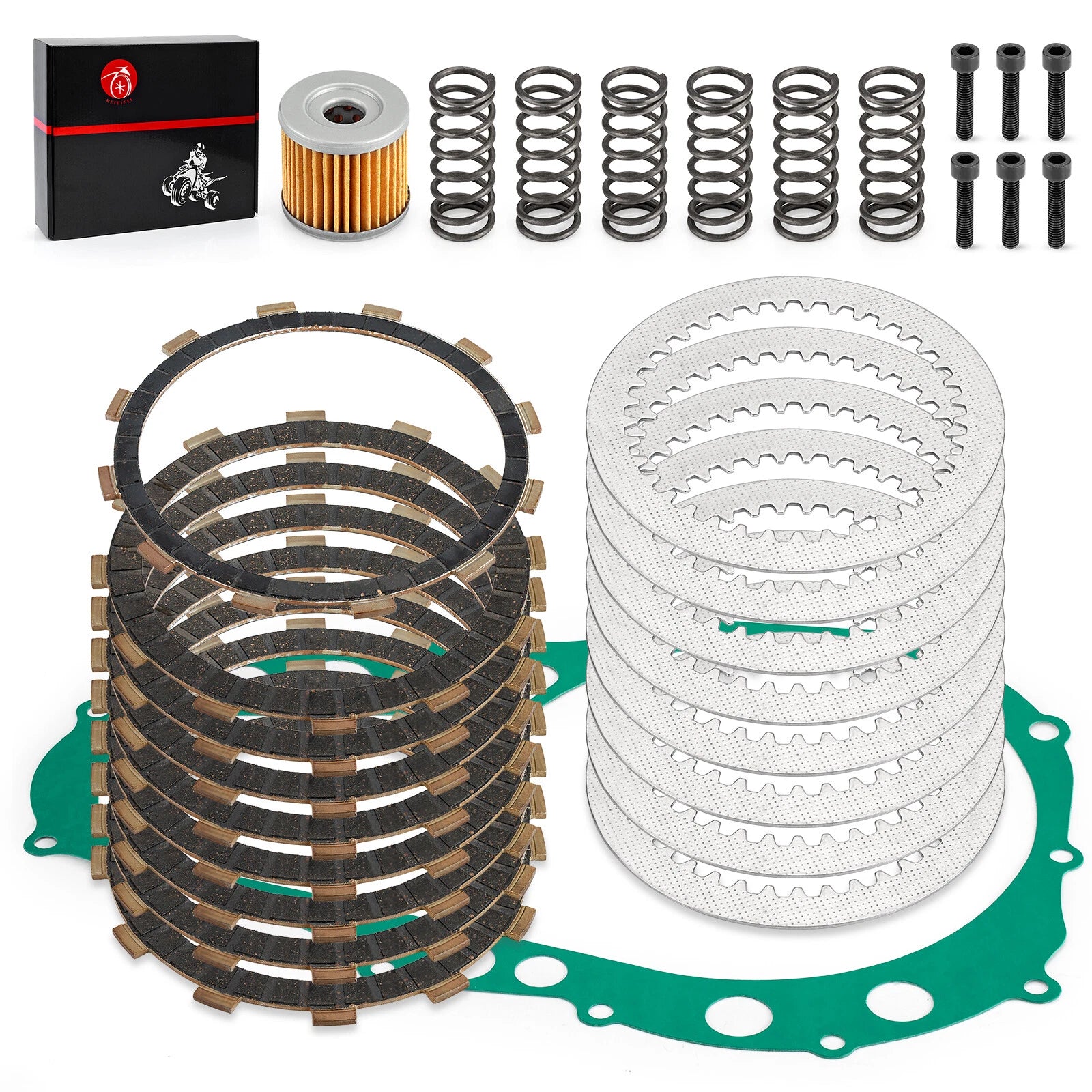 LTZ400 Clutch Friction Plates & Gasket Kit for Suzuki QuadSport Z400 (2003–2006)