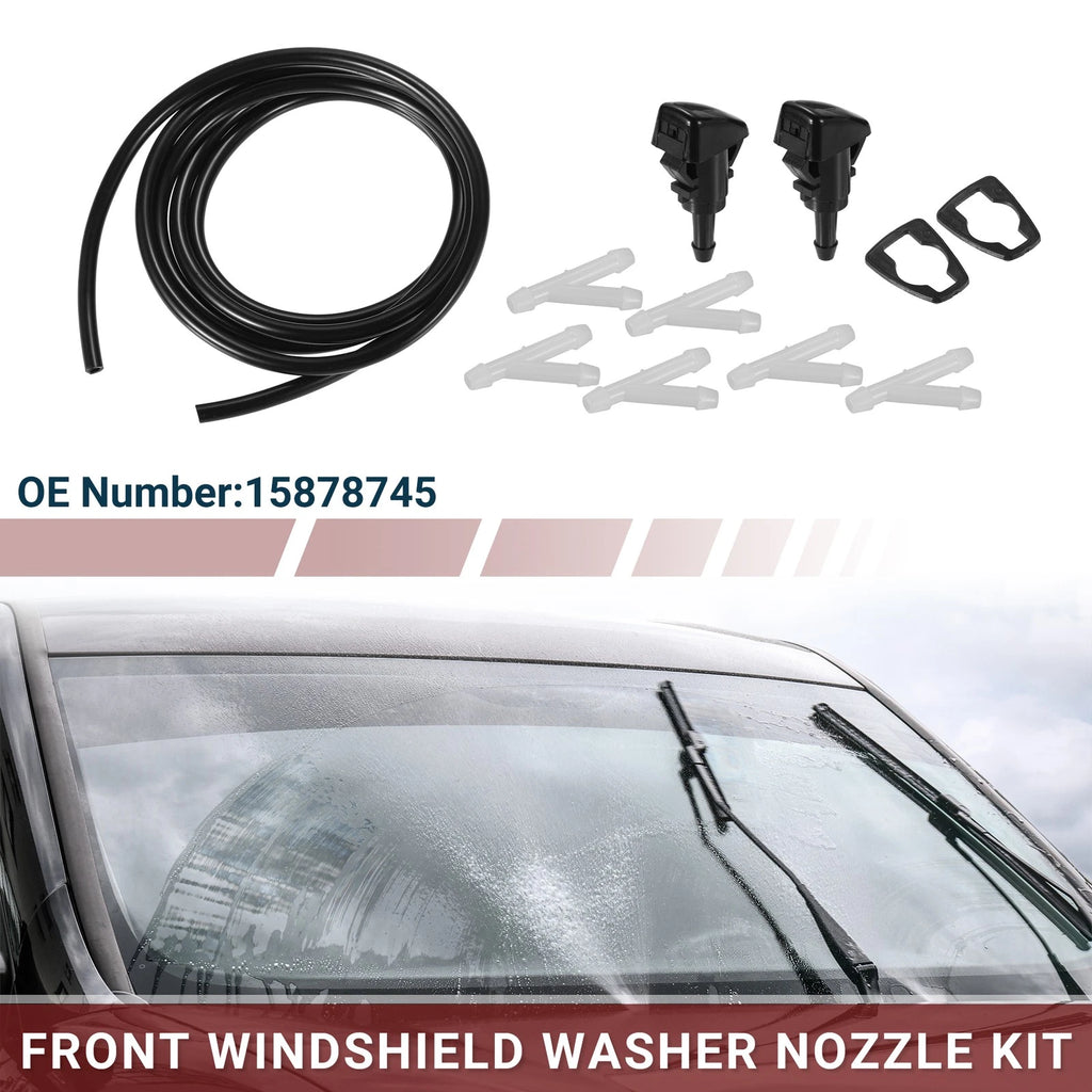 Windshield Washer Nozzle with Hose and Connectors for GMC Envoy (2002–2009)