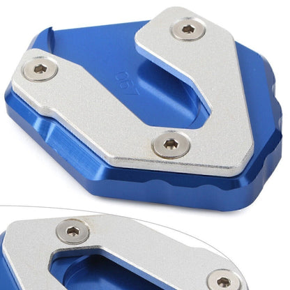 CNC Kickstand Side Stand Enlarger Plate for Yamaha MT09 Tracer (2015–2017)