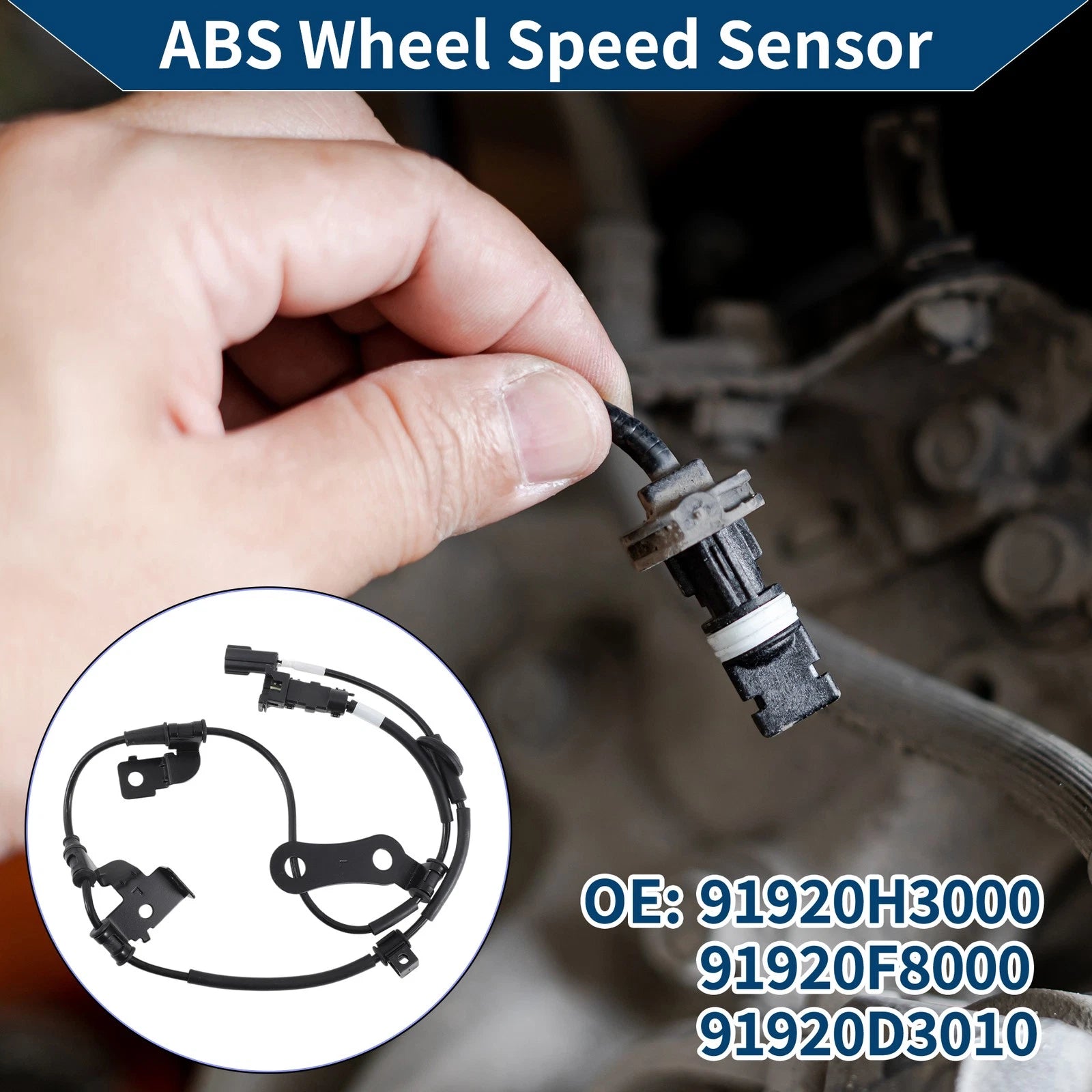 ABS Wheel Speed Sensor Front for Hyundai Tucson (2016–2021)
