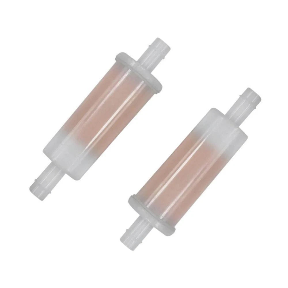 2X 3/8" Inline Fuel Filter for Mercury Outboard (Johnson Evinrude 802128A1 398319)