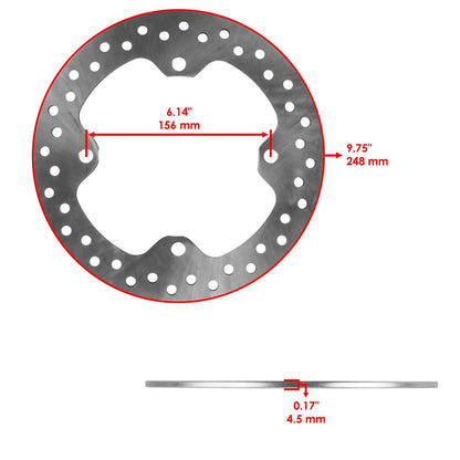Rear Brake Disc and Caliper Replacement for Polaris Scrambler 850 XP (2014)