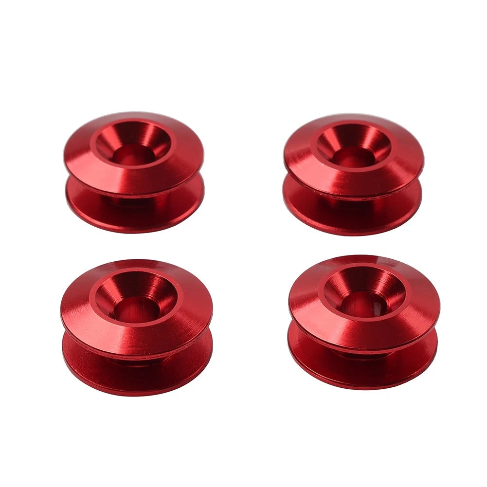 Quick Release Band Fastener Clips for Universal Bumper Holder (Red)