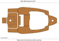 Seadek Swim Platform Cockpit Pad for Karnic SL 601 (2021) - EVA Foam Flooring Mat