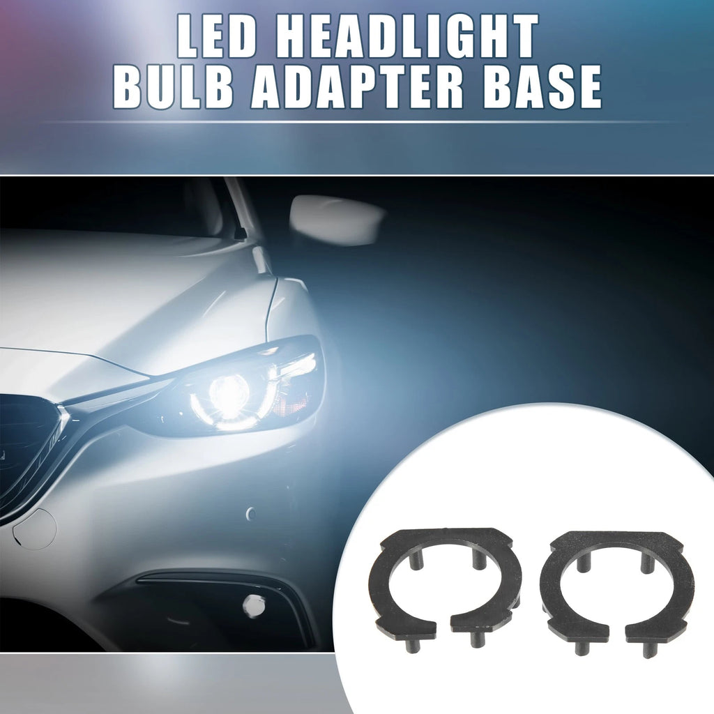 H7 LED Headlight Adapter Kit for Honda CBR for Suzuki GSXR Yamaha (Pack 2)