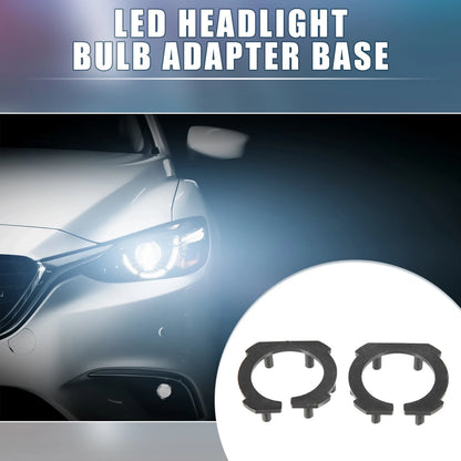H7 LED Headlight Adapter Kit for Honda CBR for Suzuki GSXR Yamaha (Pack 2)
