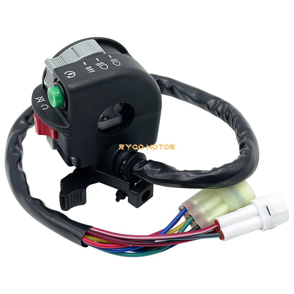 Left Handlebar Switch Start Stop Headlight for Yamaha Grizzly 450 (2007–2014)