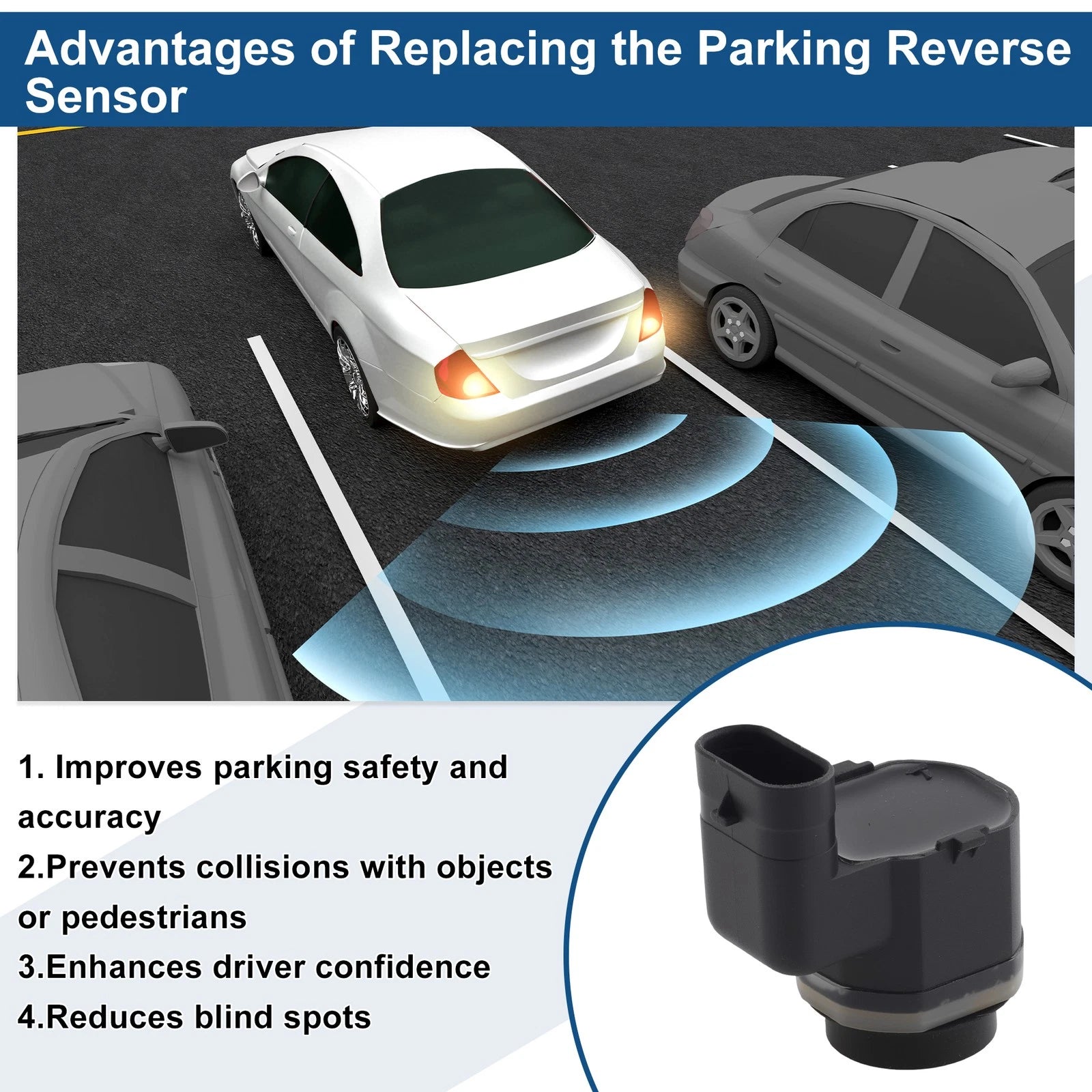 Reverse Backup Parking Sensor for BMW X3 E83/E83N (2003–2011) 66209142212