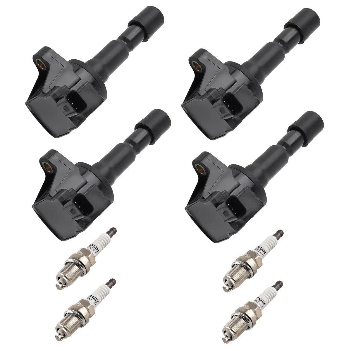 4X Ignition Coils & Iridium Spark Plugs for Honda CR-Z (2011–2016)