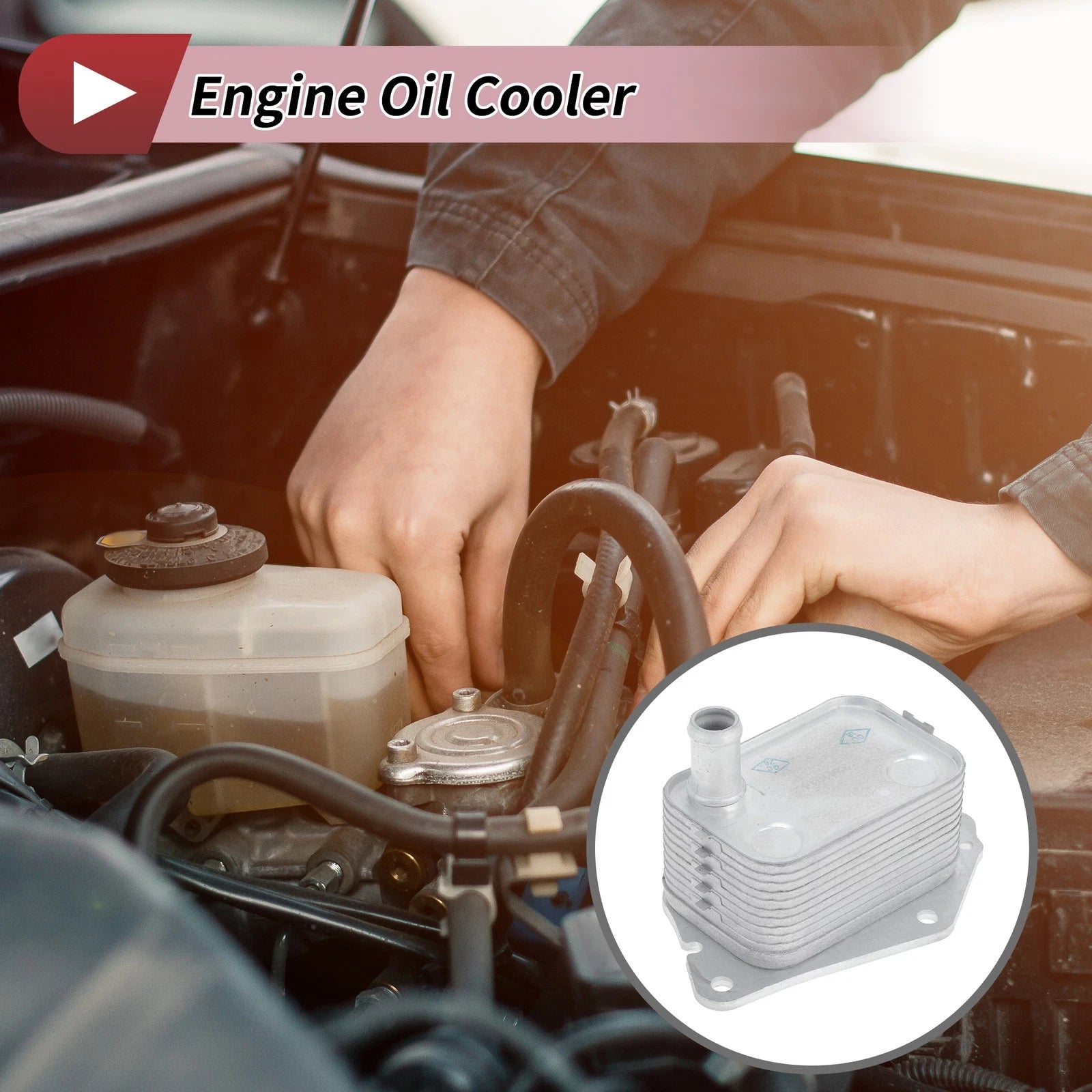 Engine Oil Cooler for Hyundai Accent III MC 1.5L Replacement (2012–2017)