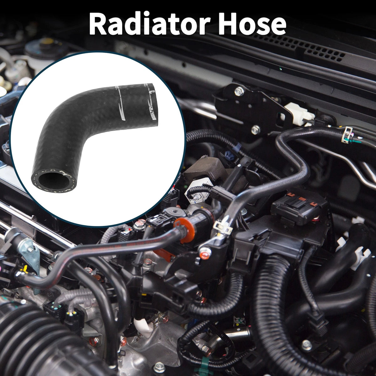 Radiator Hose Coolant Pipe Replacement for Audi Q7 3.0L TDI V6 Diesel (2016–2024)
