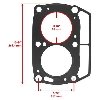 Cylinder Head Gasket Replacement for Polaris Ranger Crew 800 4X4 EFI (2011–2014)