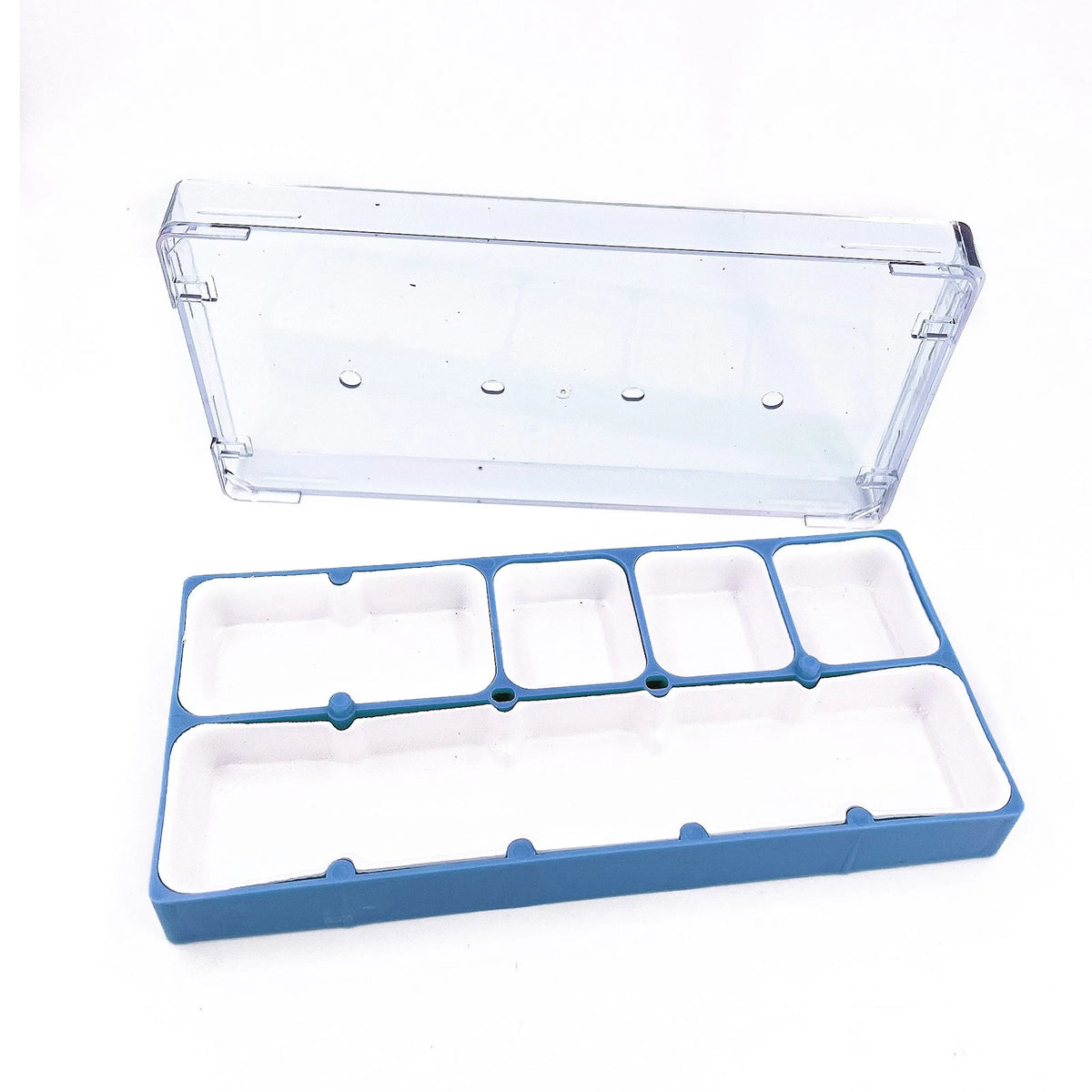 5 Grids Plastic Watch Repair Parts Storage Box