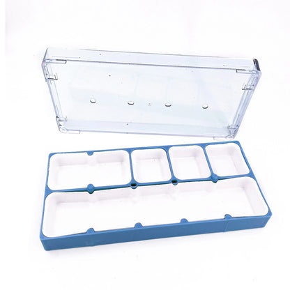 5 Grids Plastic Watch Repair Parts Storage Box