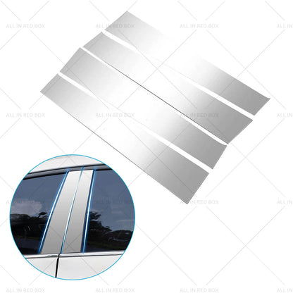 4X Chrome Pillar Post Trim Covers for Dodge Ram 1500 (2009–2018)