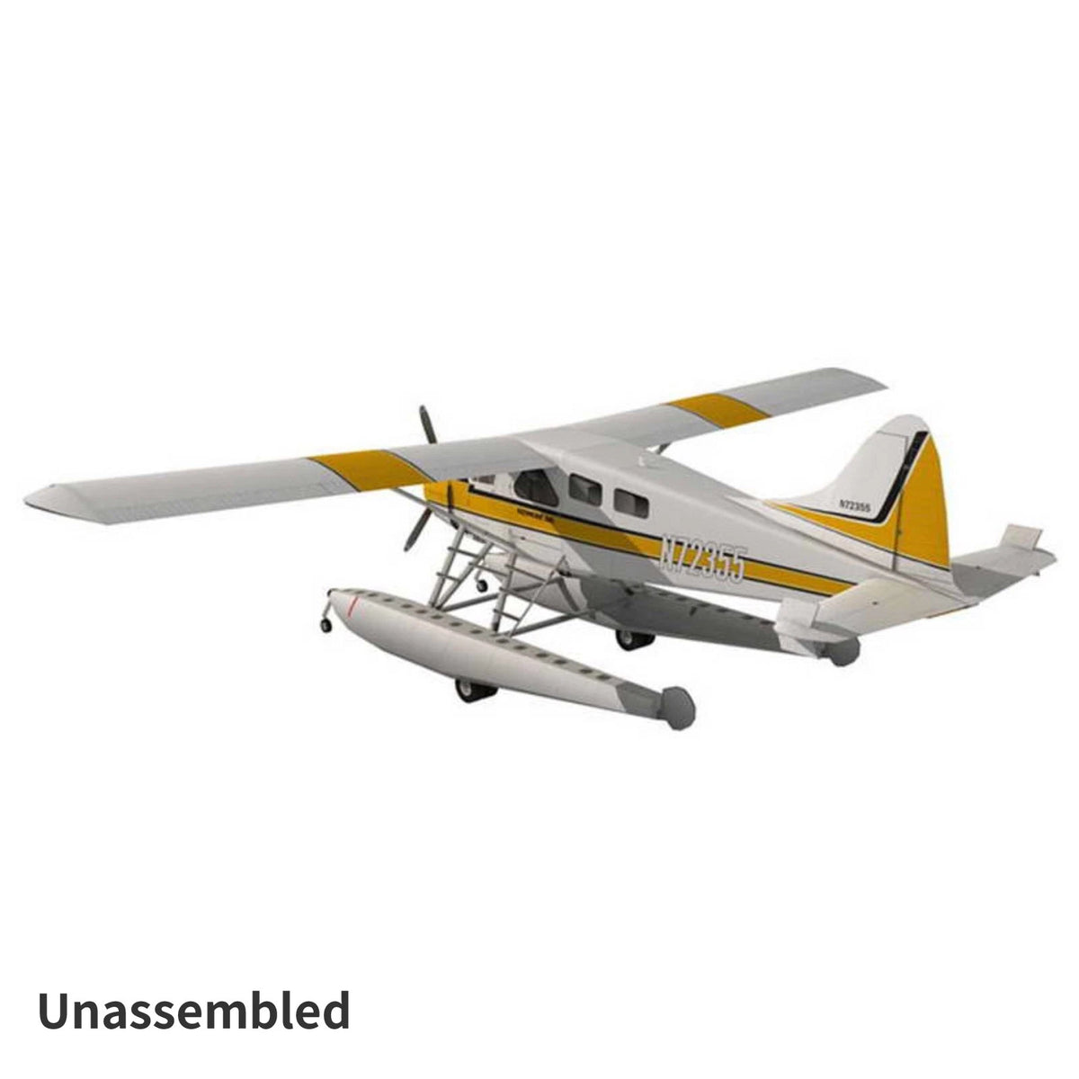 1:32 DHC-2 Beaver Float Seaplane Model Aircraft (Unassembled)